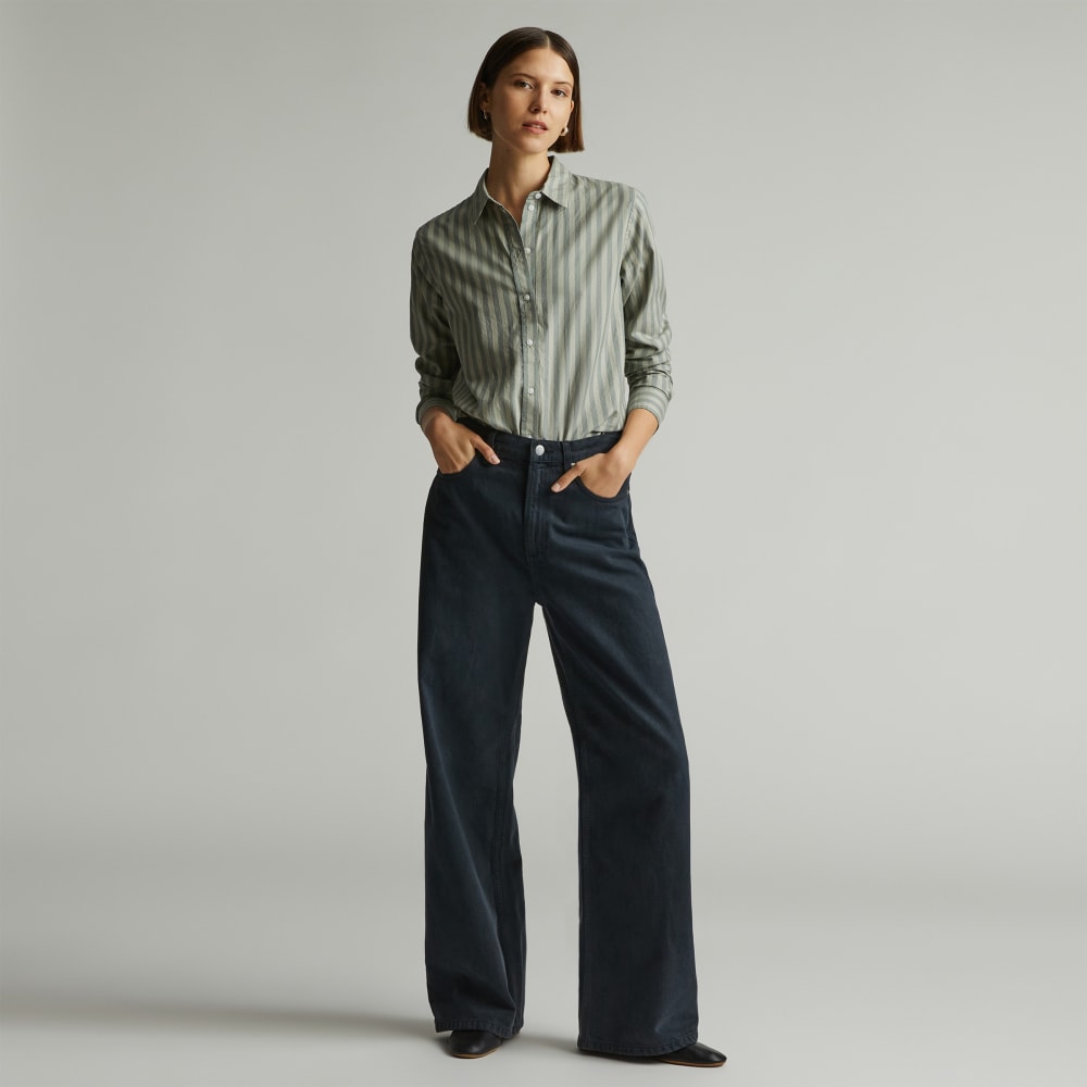 The Must-Have Shirt in Silky Cotton | Green Balsam / Seagrass - Image 2