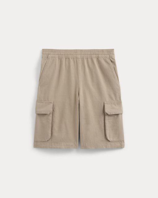 Alternative view of Pull-On Cargo Short | Trench Coat Khaki