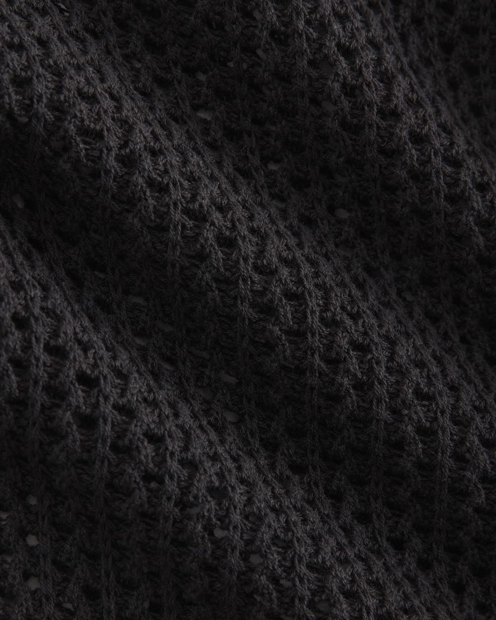 Lace-Knit Cardigan | Black - Image 6
