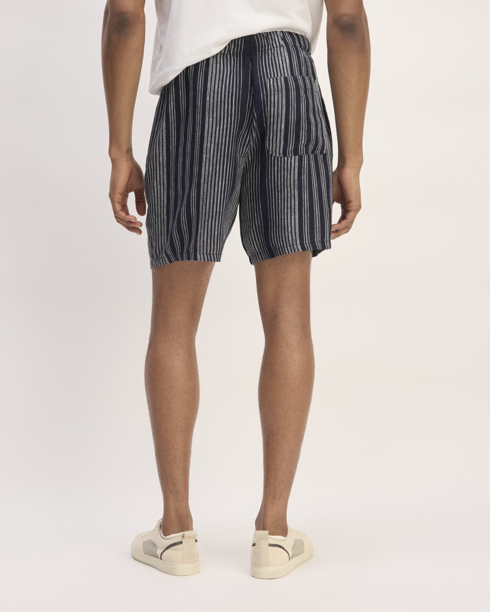 The Linen Easy Short | Navy / Bone - Image 6