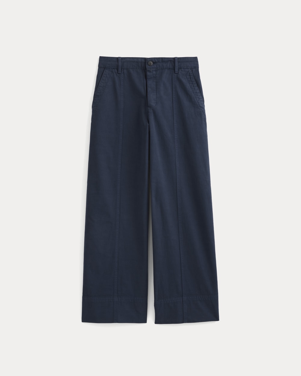Seamed Wide-Leg Pant | Navy - Image 2