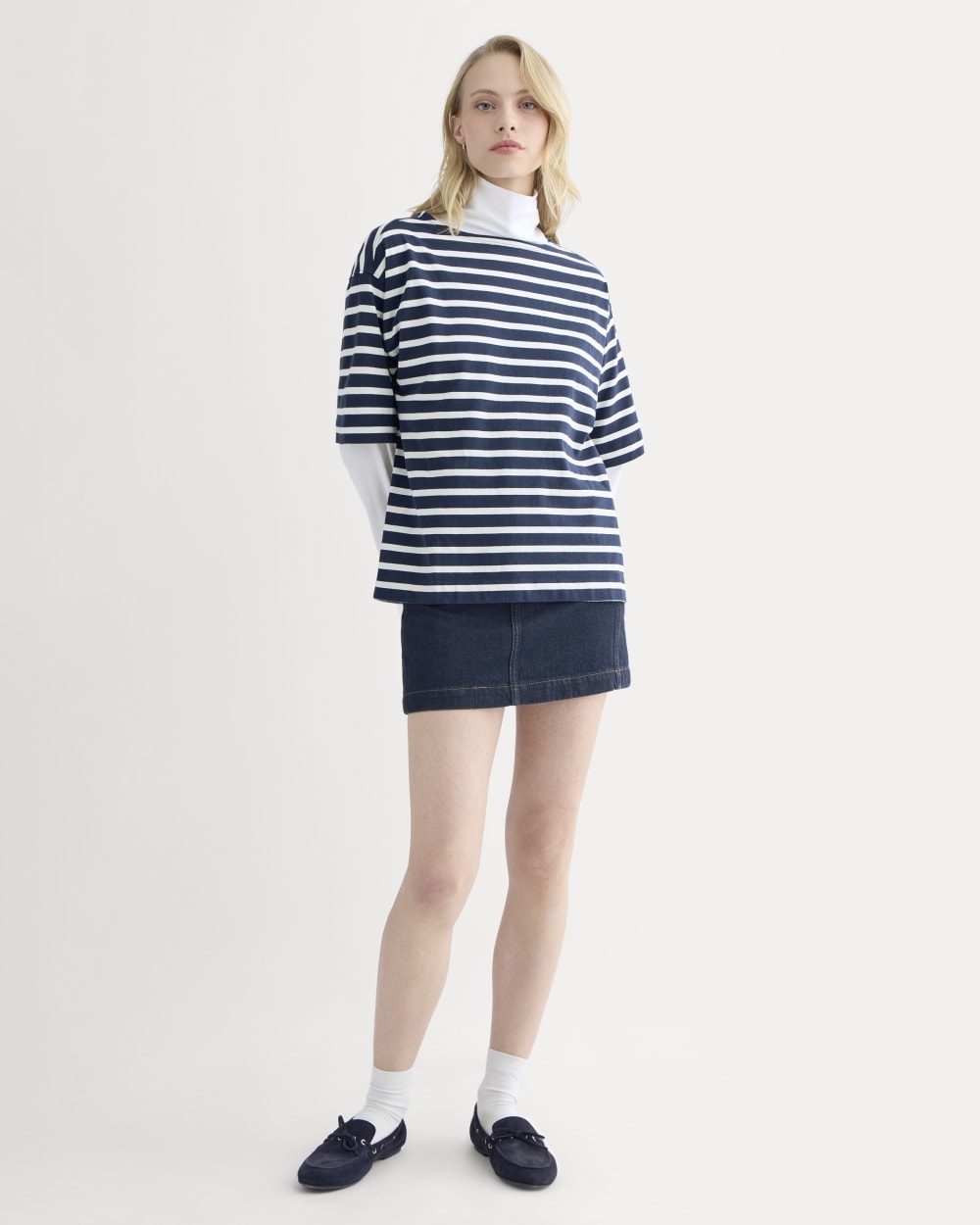 Mariner Tee | Navy / Bone - Image 3