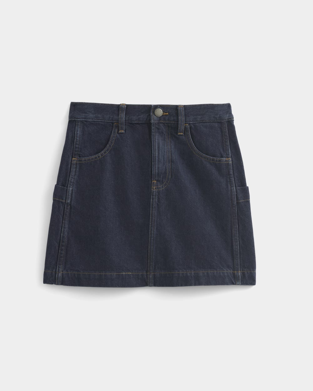 Denim Utility Mini Skirt | Tungsten Rinse - Image 2