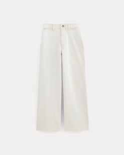 Alternative view of The Mariner Cropped Jean | Calico Ecru