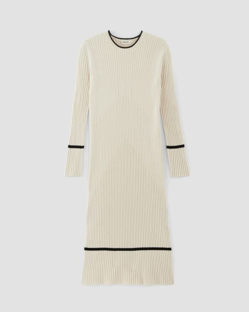 Alternative view of The Cotton Wide Rib Midi Dress | Canvas