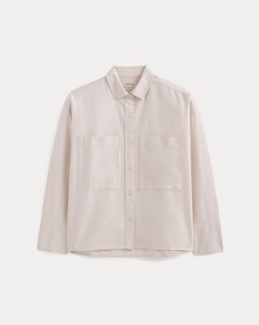 Alternative view of The Boxy Oxford | Rose Quartz Chambray