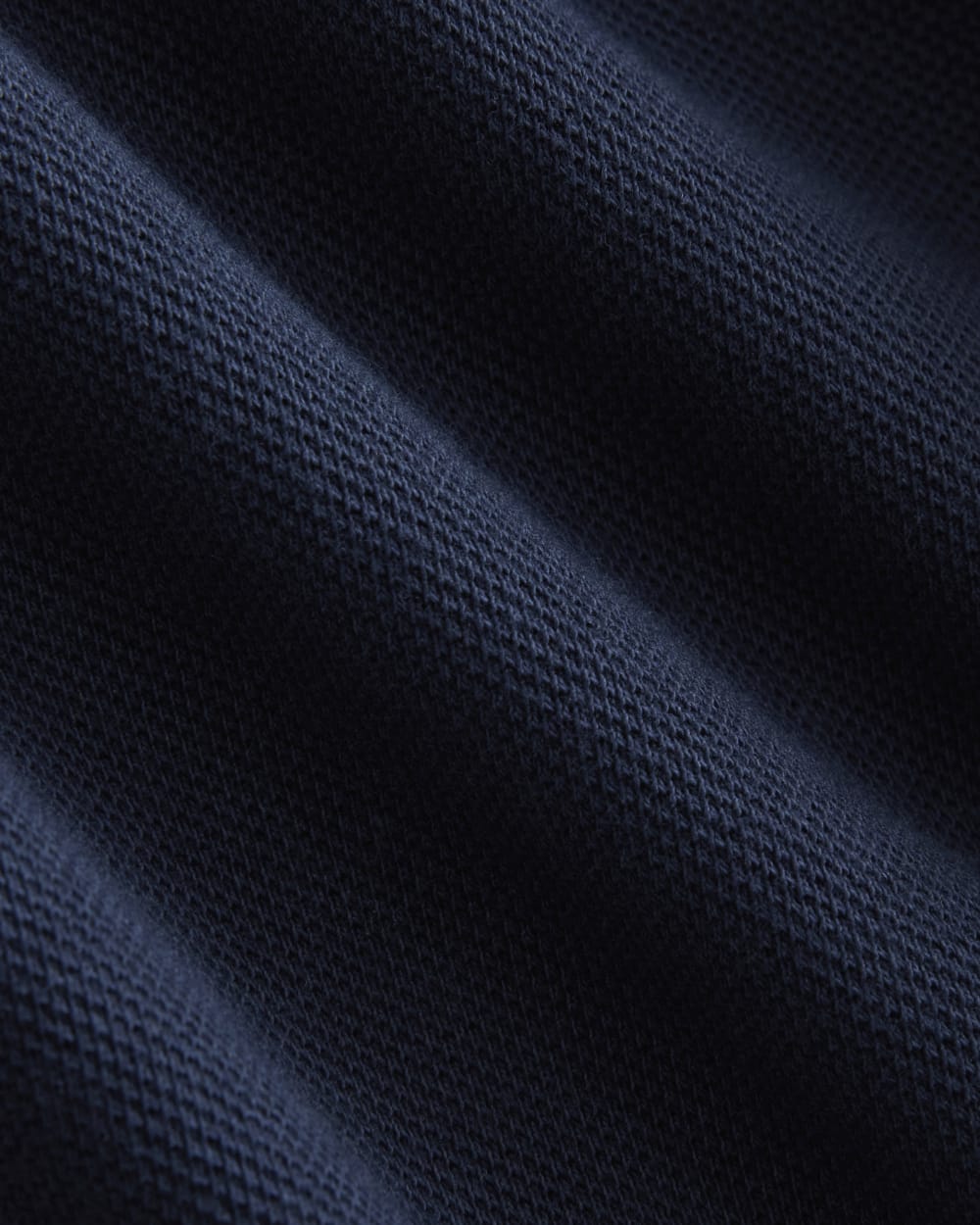 Pique Boxy Polo | Navy - Image 6