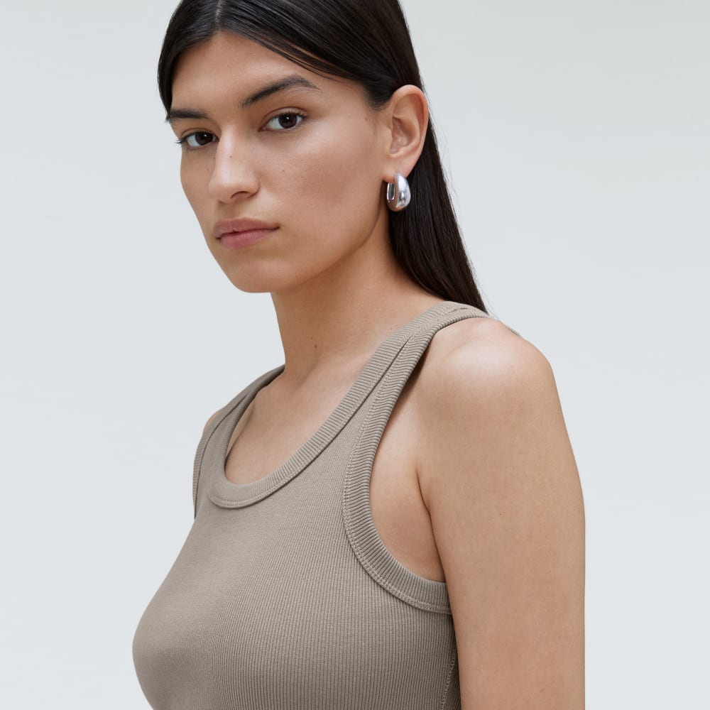 The '90s Rib Dress | Clay - Image 4