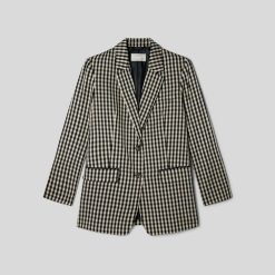 Alternative view of The Oversized Blazer in Buttersmooth | Khaki / Black