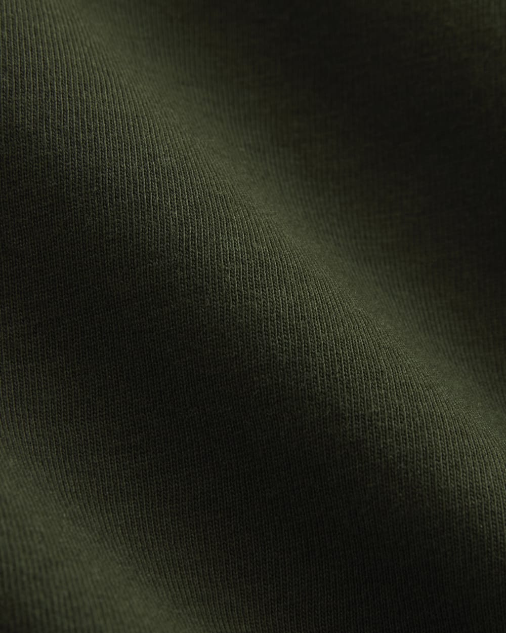 The Box-Cut Tee in Essential Cotton | Dark Green | Pocket - Image 5