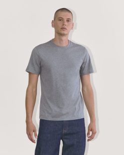 The Essential Organic Crew | Heather Sage Blue