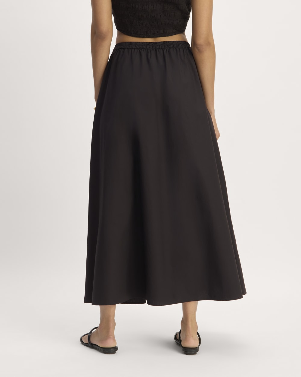 The Supima® Pull-On Maxi Skirt | Black - Image 6