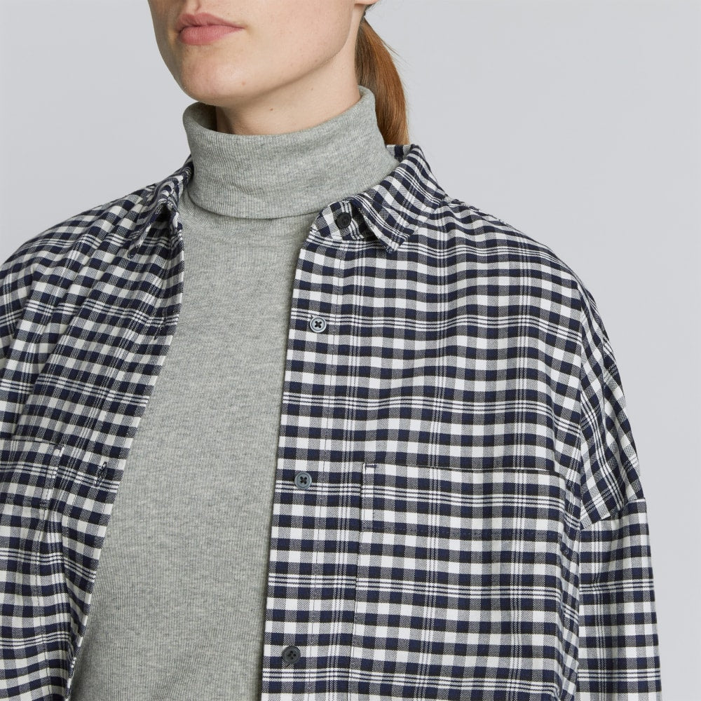 The Boxy Oxford | Ocean Cavern Plaid - Image 4