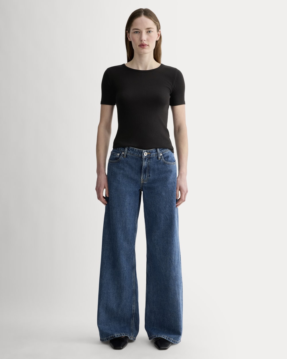 The Luxe Rib Crew | Black - Image 3