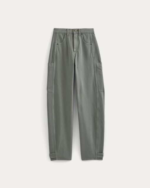 Alternative view of The Way-High® Utility Jean | Agave Green