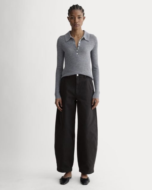 The Utility Curve Pant | Black