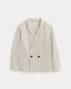 Alternative view of The Denim Chore Blazer | Garment-Dyed Sand
