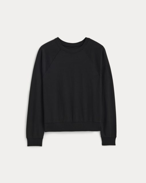 Alternative view of The Off-Duty Long-Sleeve Tee | Black