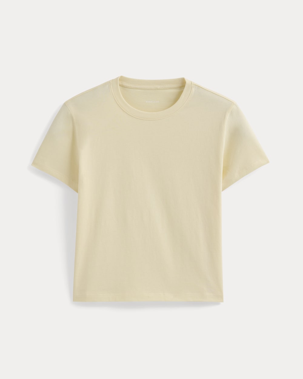 The Box-Cut Tee in Essential Cotton | Double Cream | No Pocket - Image 2