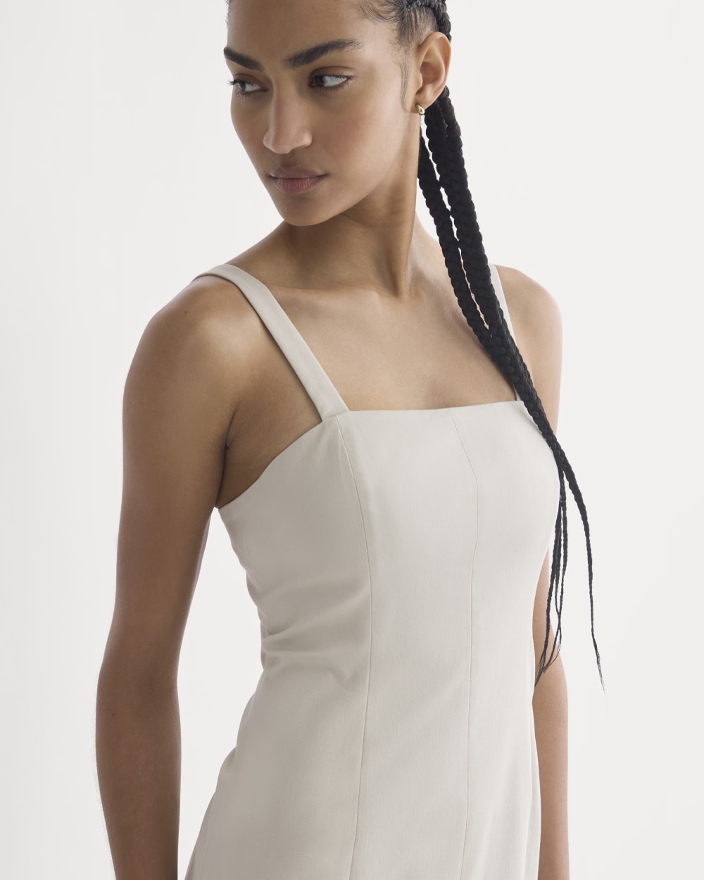 Seamed Mini Dress | Peyote - Image 5