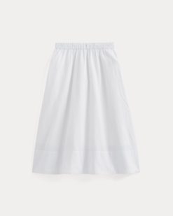 Alternative view of The Gauze Tiered Skirt | White