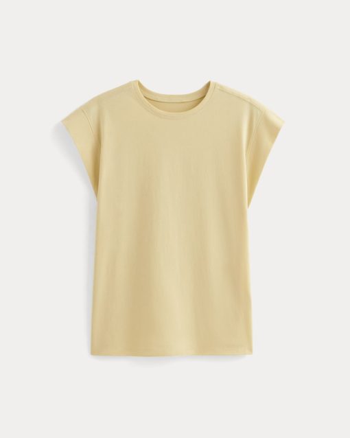 Alternative view of The Muscle Tee in Essential Cotton | Banana Crepe