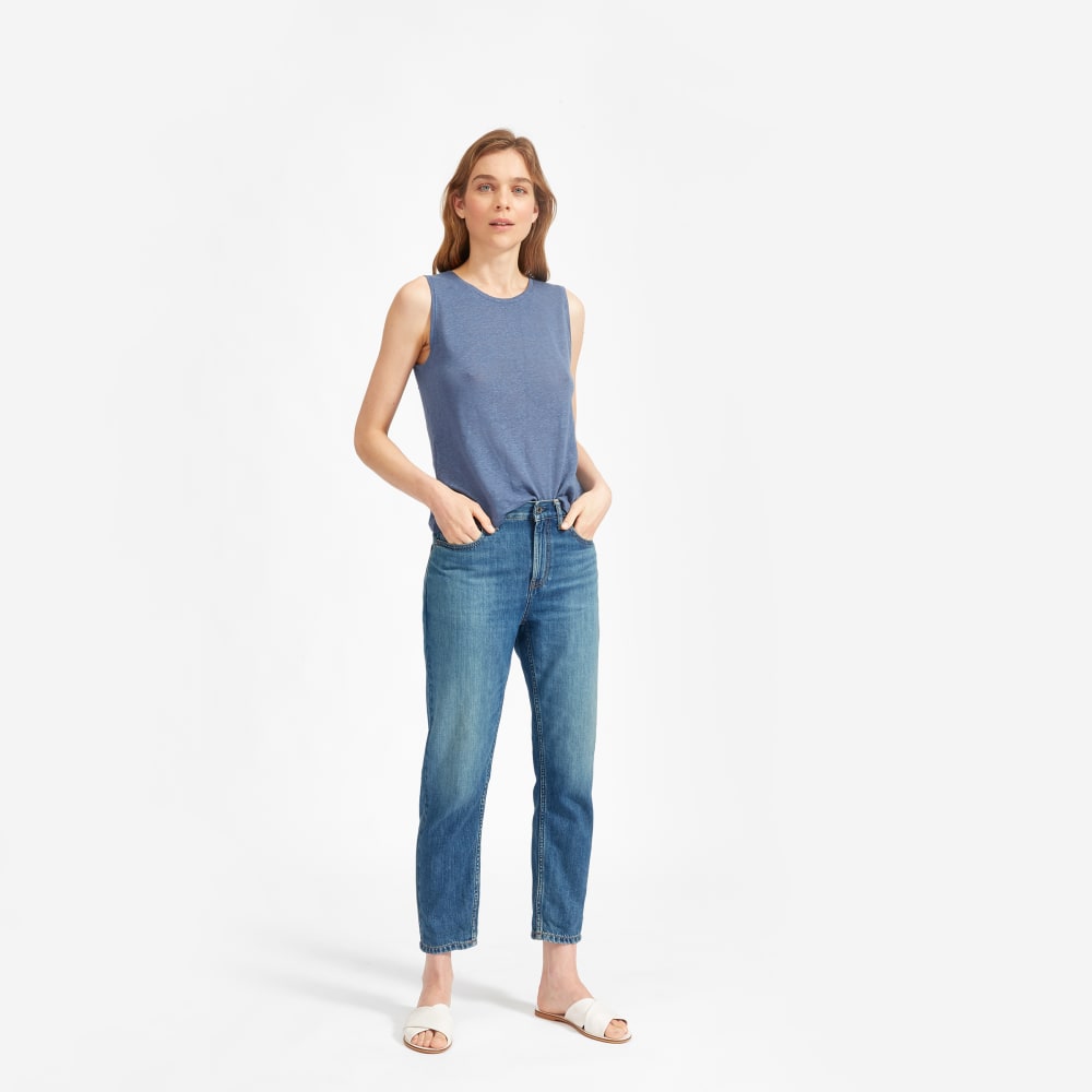 The Super-Soft Relaxed Jean | Mid Blue - Image 2