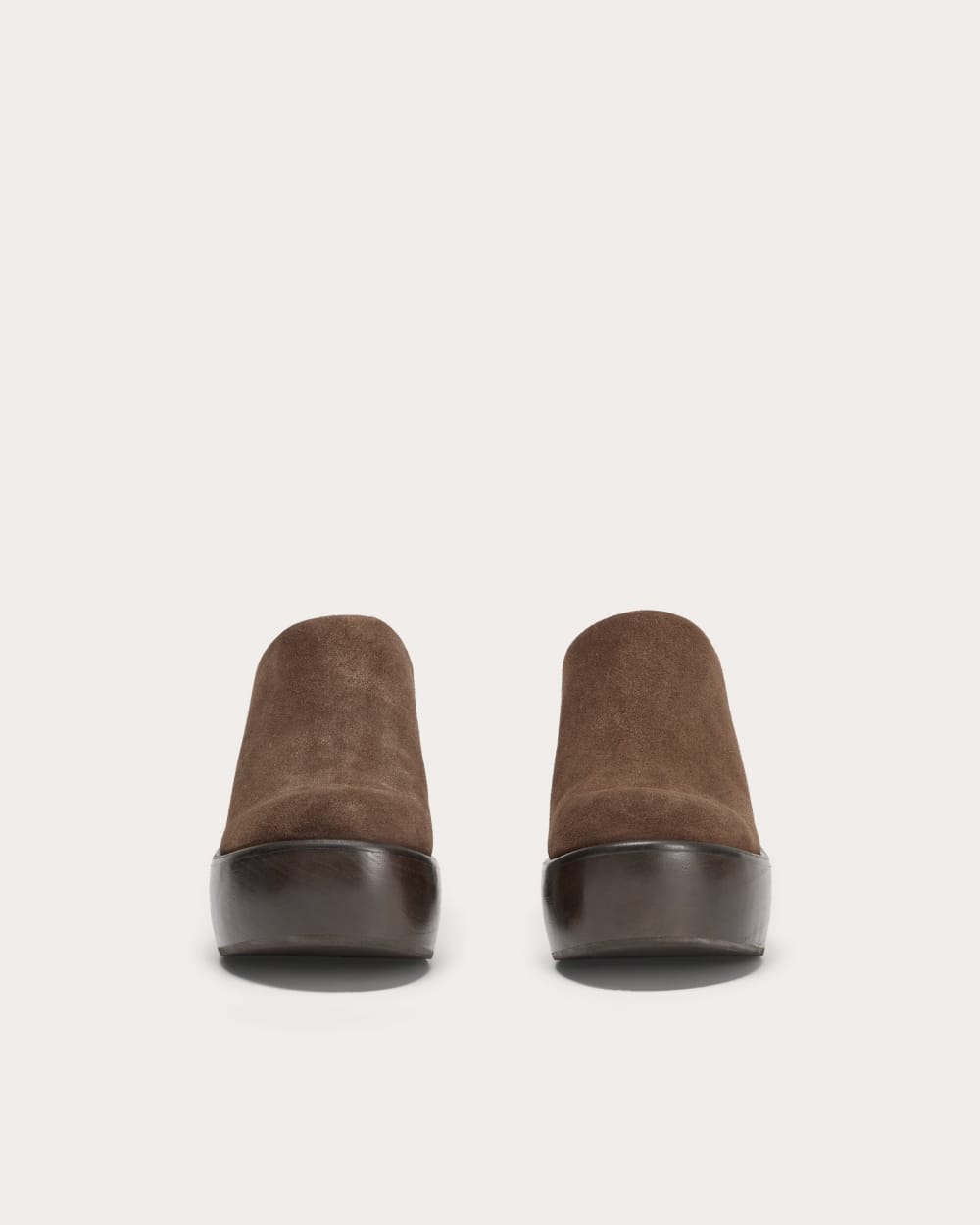 The Wooden Puffa Clog | Dark Umber Suede - Image 4