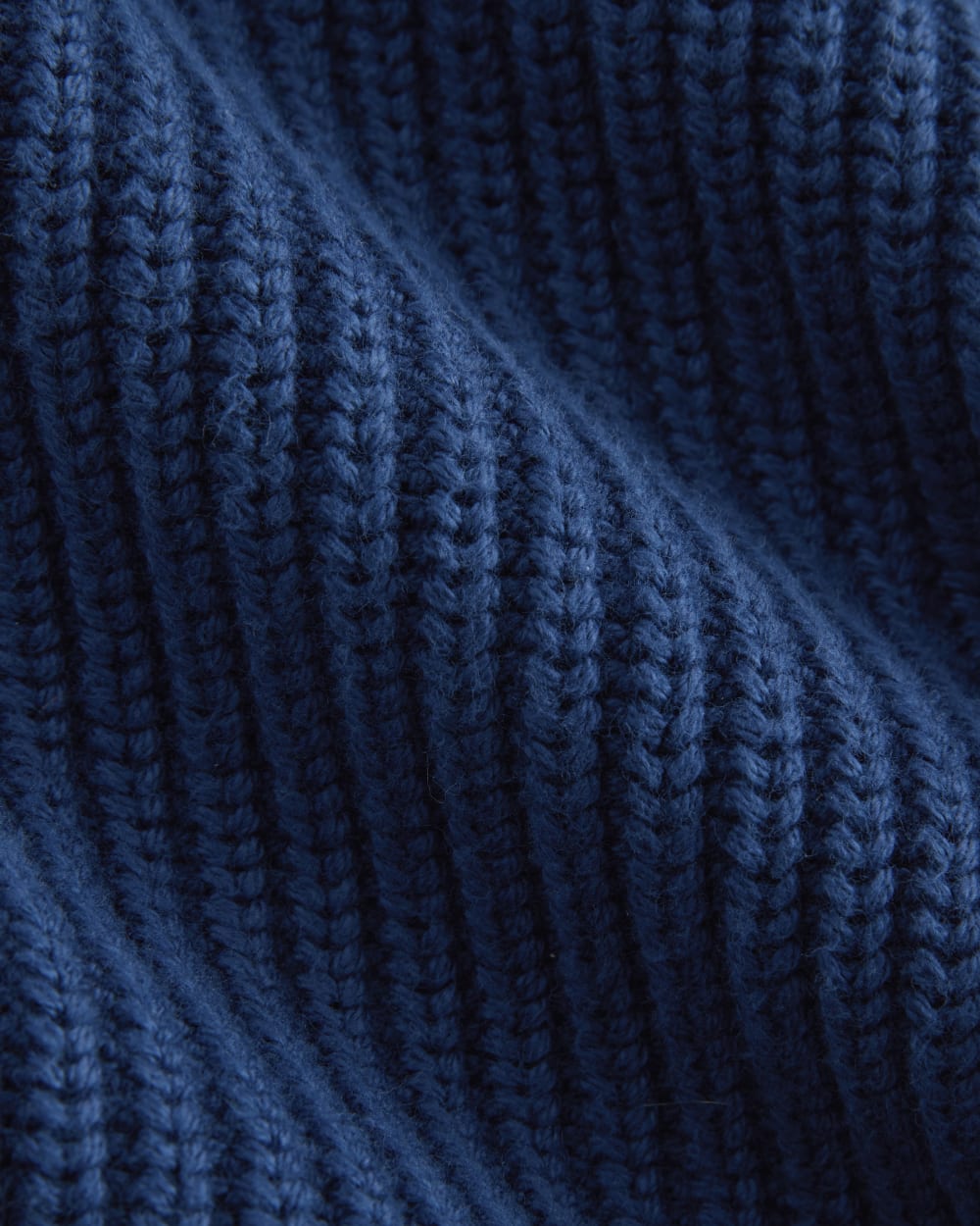 Cropped Ribbed Crew in Everyday Cotton | Estate Blue - Image 6