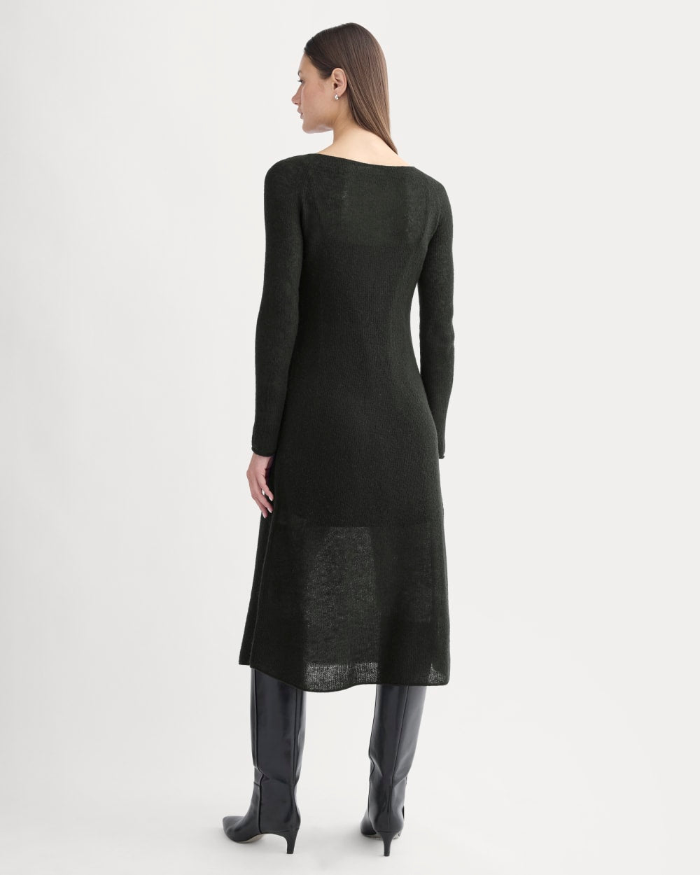 The Air Alpaca™ Sweater Dress | Black - Image 4