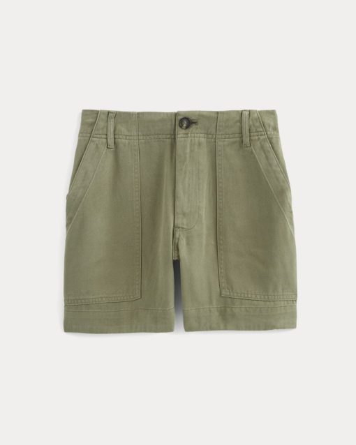 Alternative view of The Utility Short in Buttersoft | Lichen Green