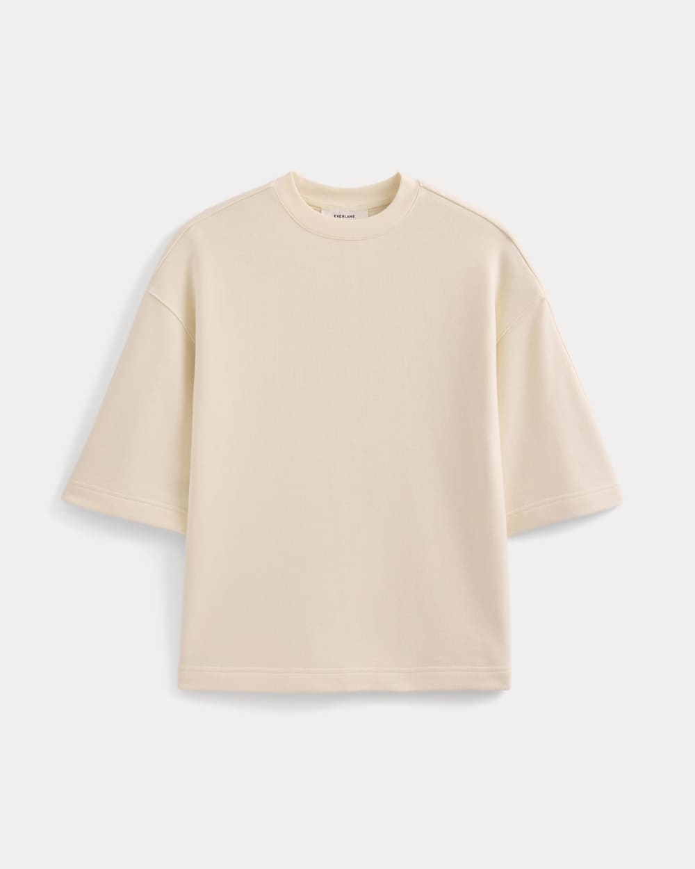 Lightweight Terry Oversized Tee | Parchment - Image 2