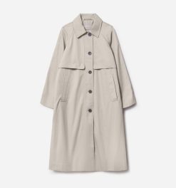Alternative view of The Long Mac Coat | Stone