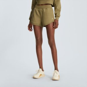 Alternative view of The Track Sweatshort | Fennel Seed