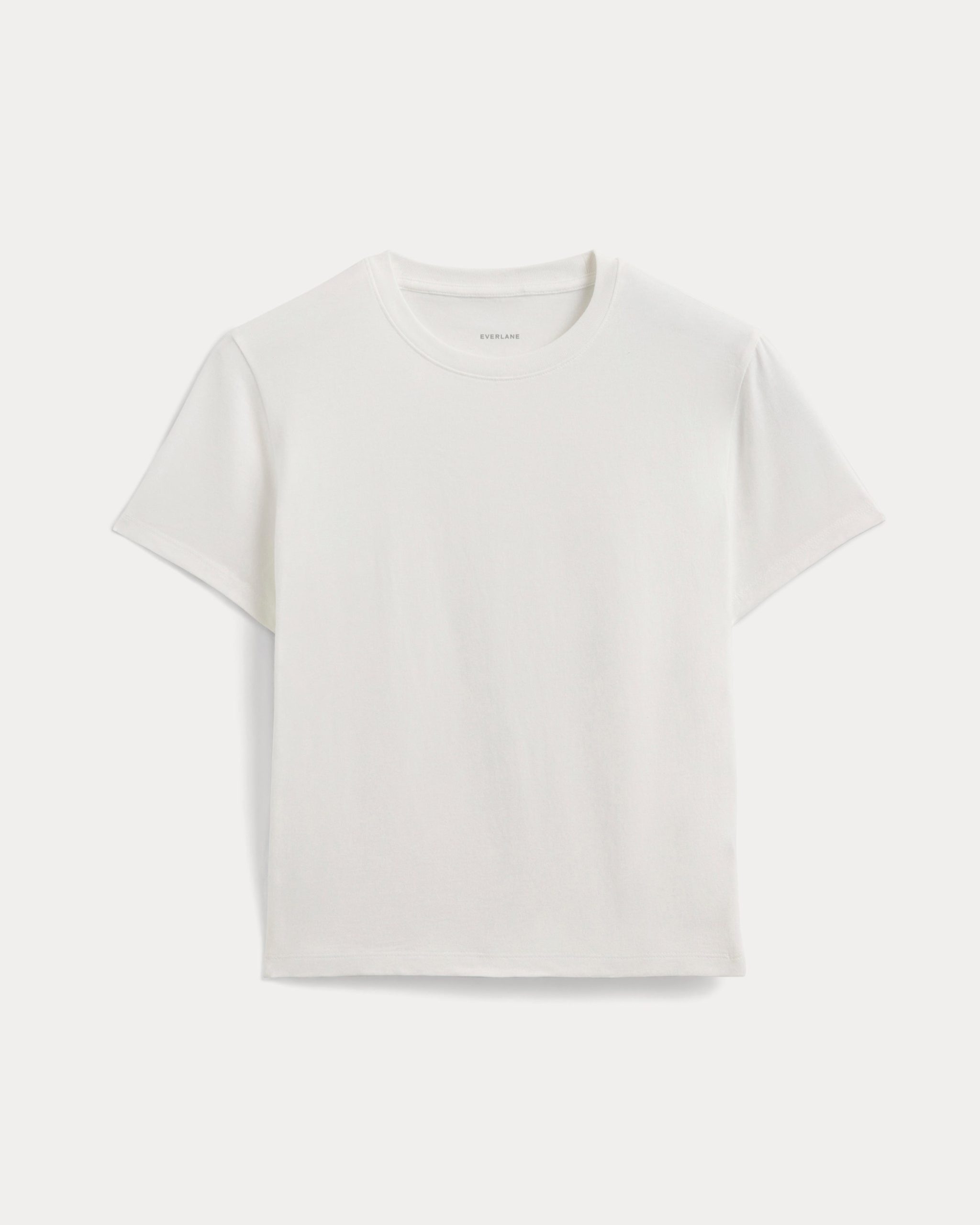 The Box-Cut Tee in Essential Cotton | White | No Pocket - Image 2