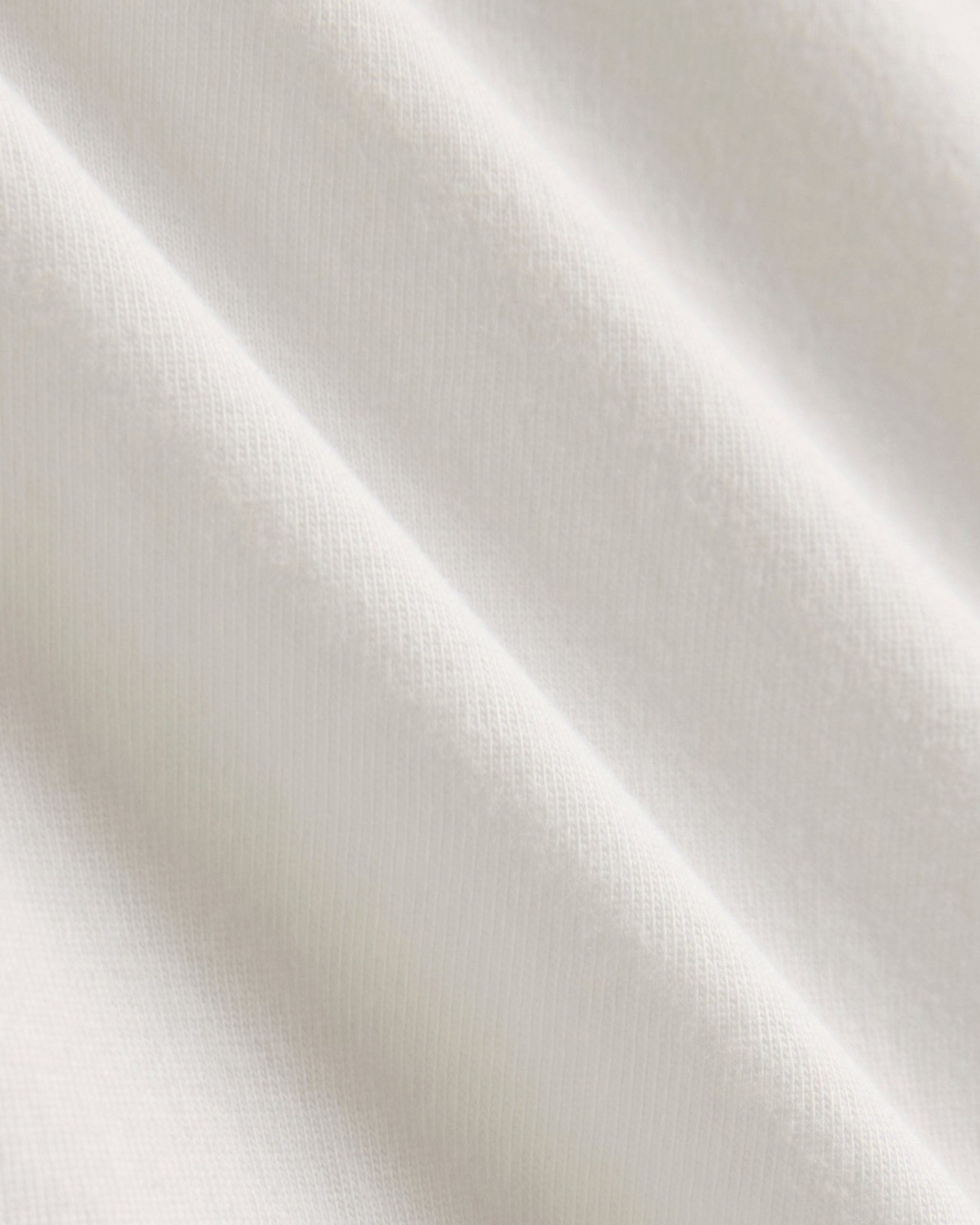 The Box-Cut Tee in Essential Cotton | White | No Pocket - Image 5