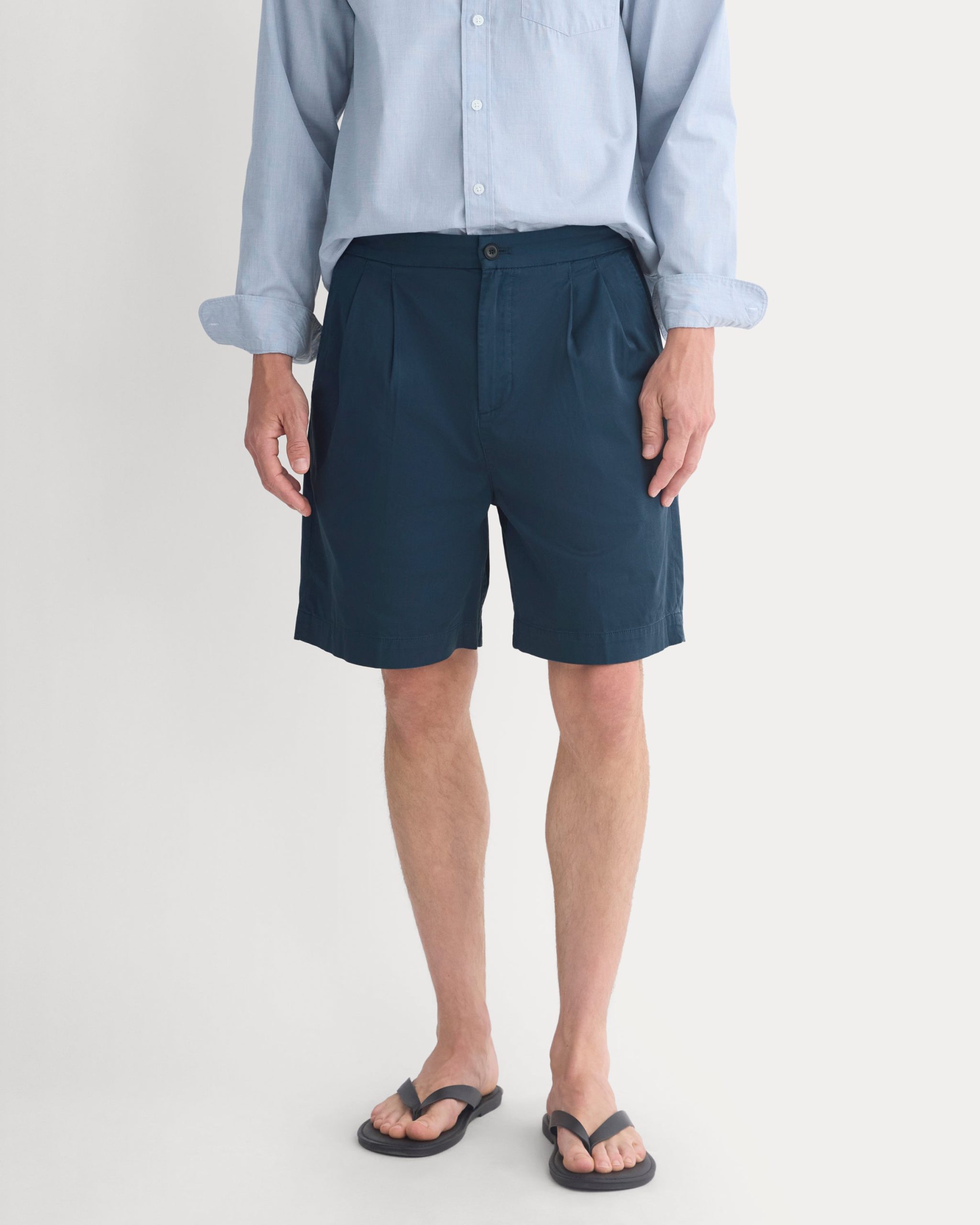 Pleated Easy Short | Midnight Navy - Image 3