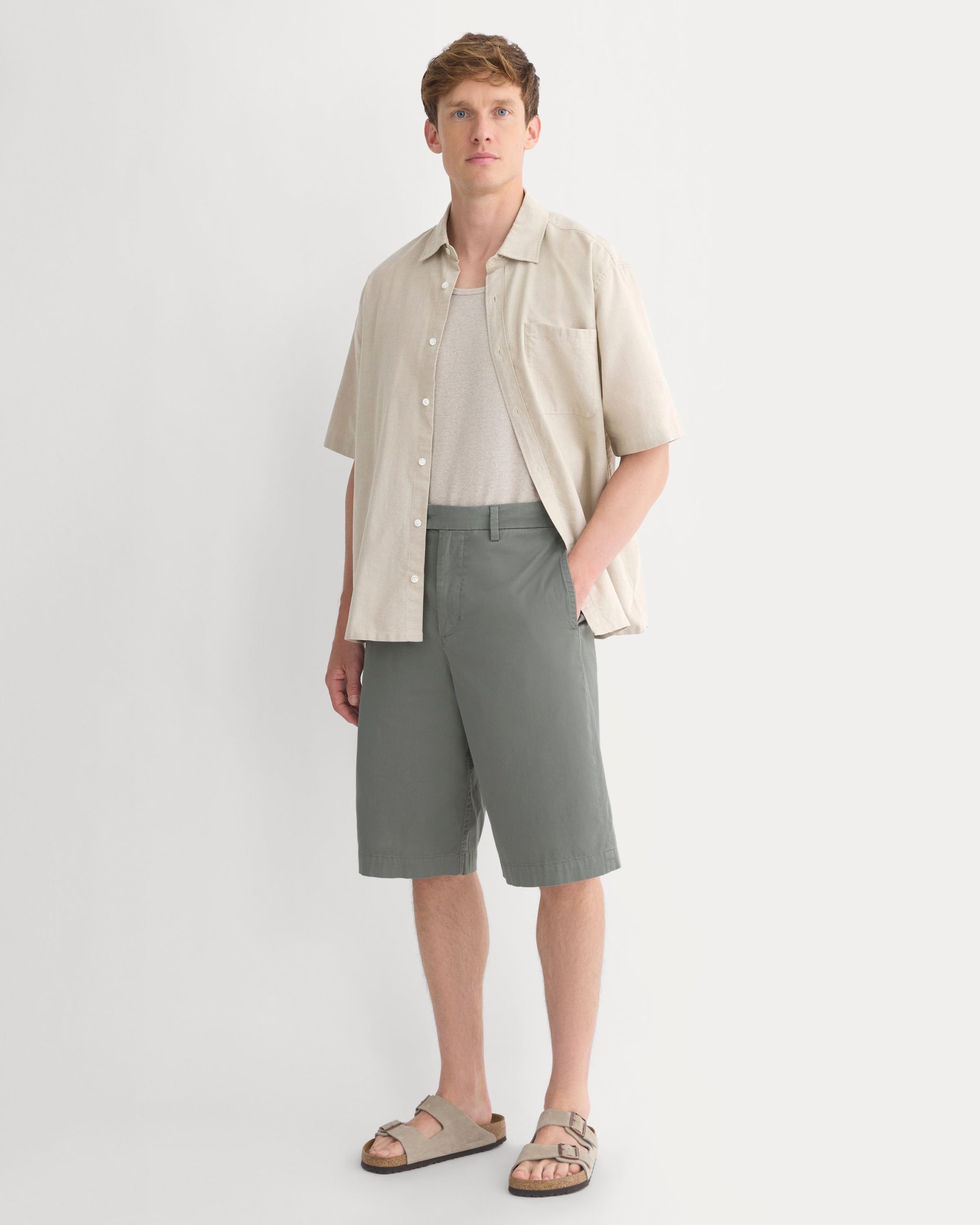 Oversized Short | Agave Green