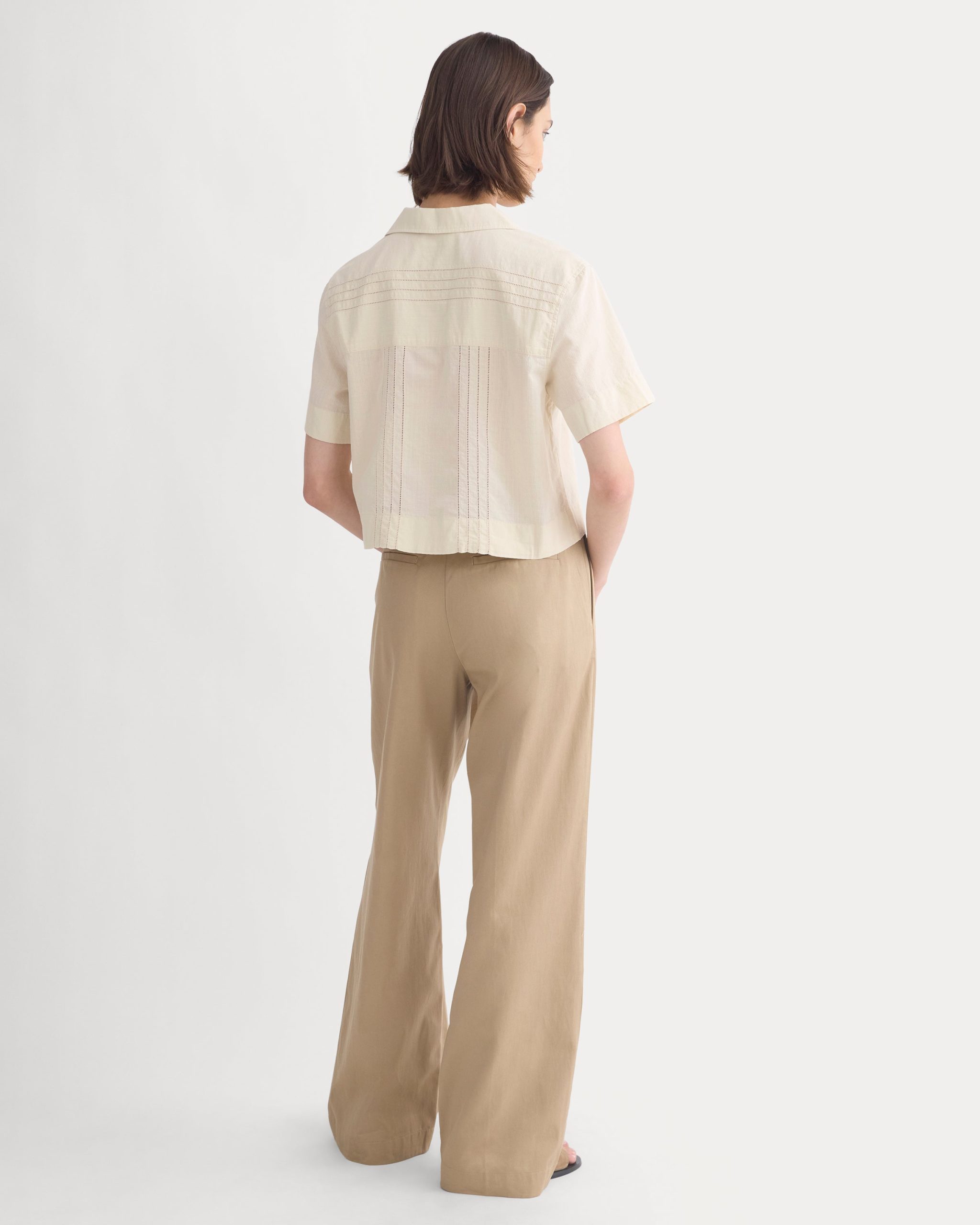 Cotton Gauze Resort Shirt | Birch - Image 7