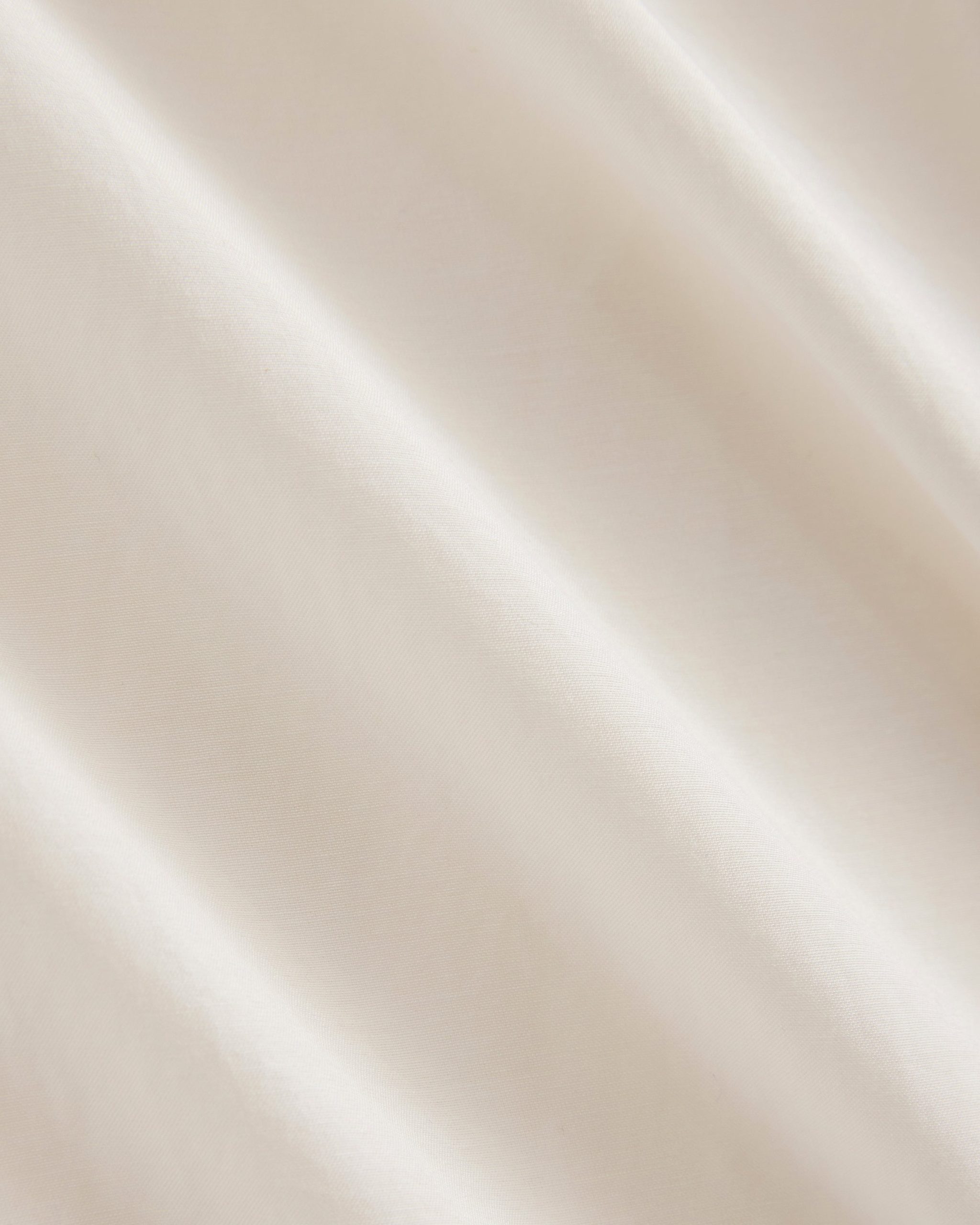 Bubble-Sleeve Mini Dress in Cotton Silk Voile | Bone - Image 6
