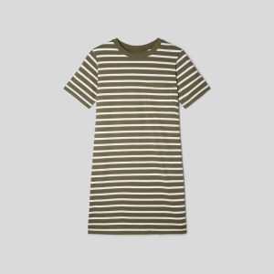 Alternative view of The Organic Cotton Weekend Tee Dress | Kalamata / Canvas Tan