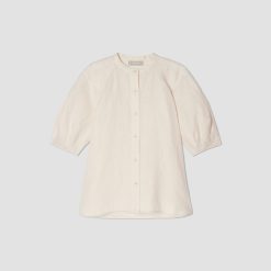 Alternative view of The Linen Puff Sleeve Shirt | Canvas