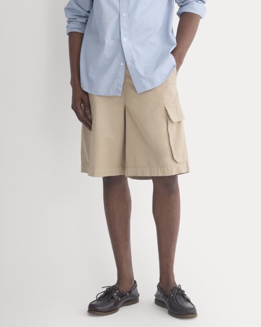 Pull-On Cargo Short | Trench Coat Khaki