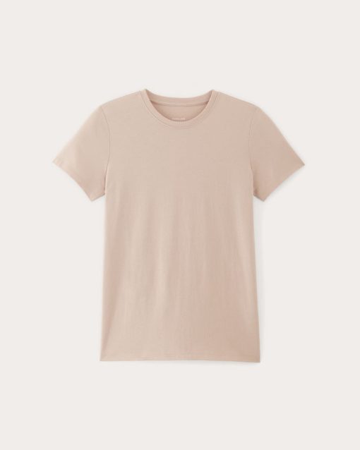 Alternative view of The Slim Crew in Essential Cotton | Rose Smoke