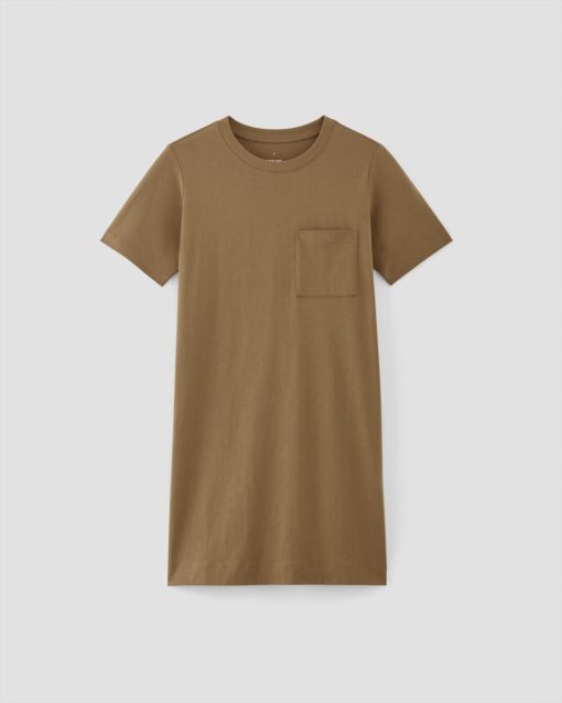 Alternative view of The Organic Cotton Weekend Tee Dress | Toasted Coconut