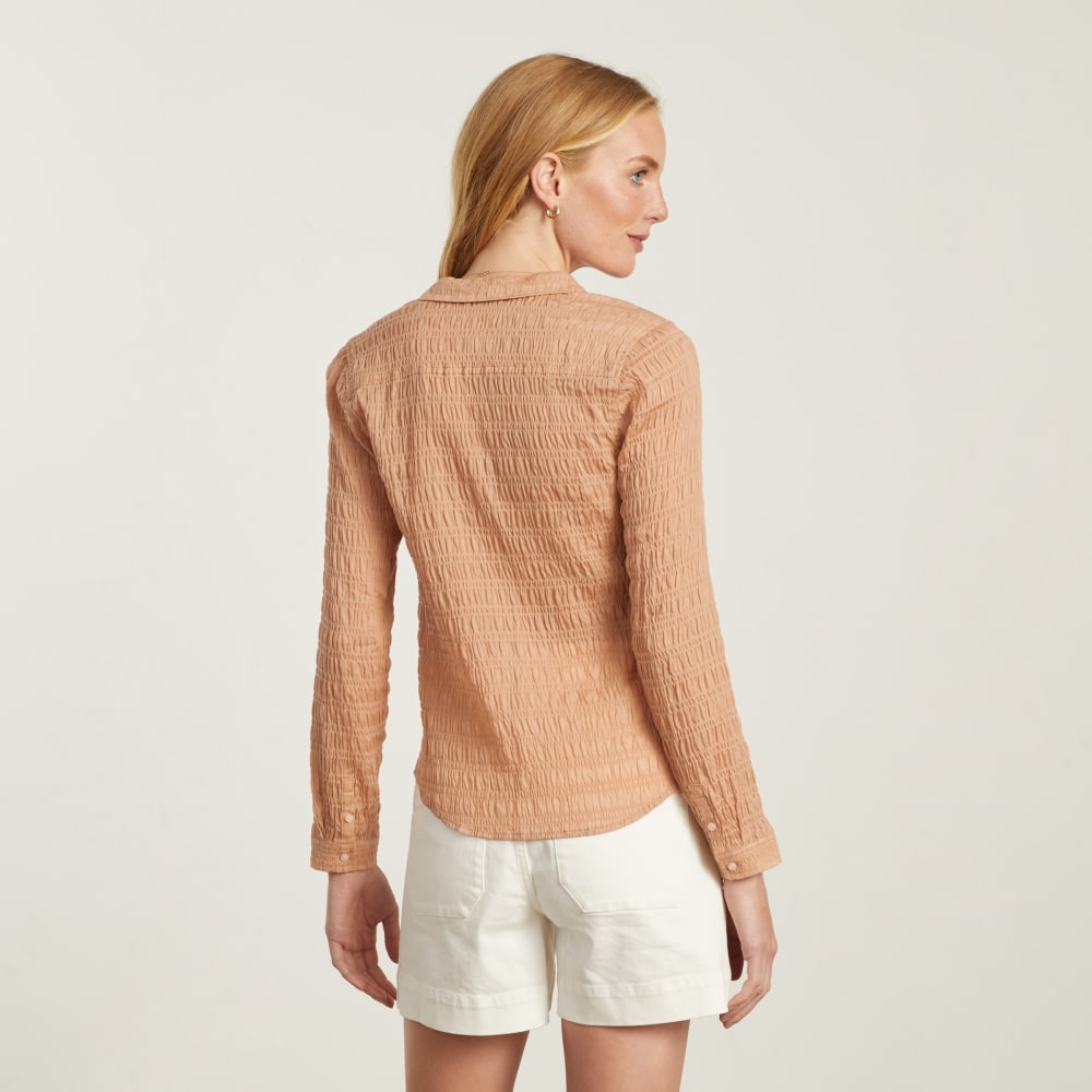 The Button Smock Top | Hazelnut - Image 4