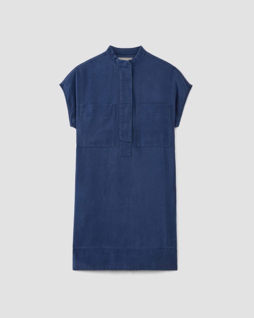 Alternative view of The TENCEL™ Easy Workwear Dress | Bellwether Blue