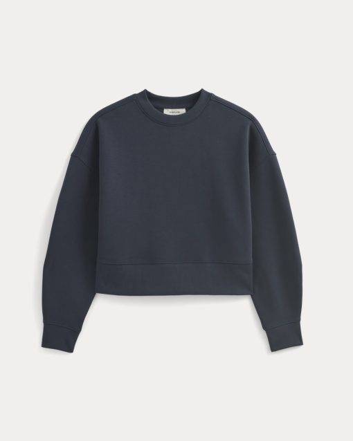 Alternative view of Luxe Fleece Sweatshirt | Navy