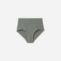 The Cotton High-Rise Hipster | Dark Sage