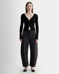 The Anywhere Barrel Pant | Black